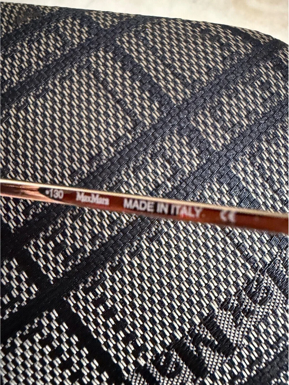 Max Mara Made in Italy Rimless Sunglasses MM 186/S 00004 with Original Case
